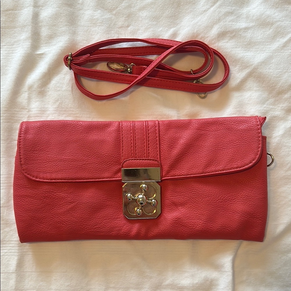 Elegant Red Clutch Bag